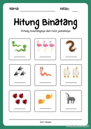 Lembar 14: Hitung Binatang