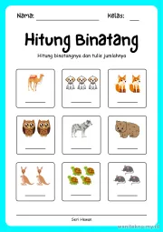 Lembar 15: Hitung Binatang