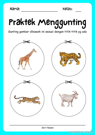 Lembar 7: Praktek Menggunting