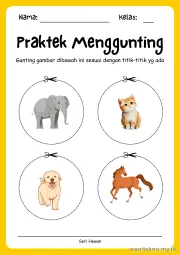 Lembar 8: Praktek Menggunting