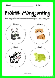 Lembar 9: Praktek Menggunting