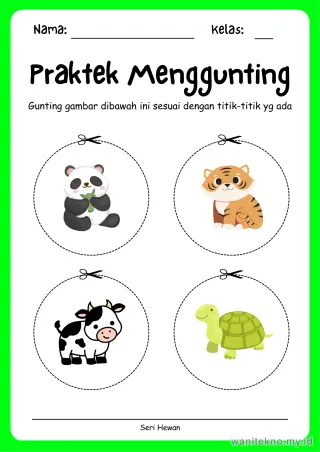 Lembar 9: Praktek Menggunting
