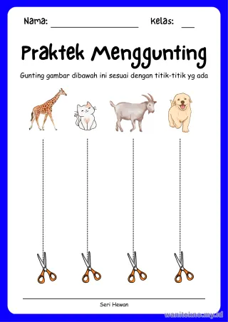 Lembar 10: Praktek Menggunting