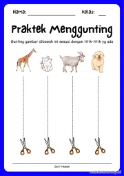 Lembar 10: Praktek Menggunting