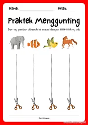 Lembar 11: Praktek Menggunting
