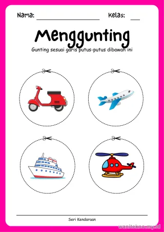 Lembar 2: Menggunting