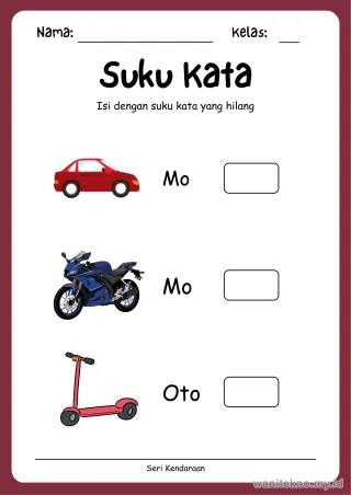Lembar 4: Suku Kata