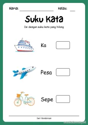 Lembar 6: Suku Kata