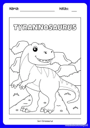 Lembar 4: TYRANNOSAURUS