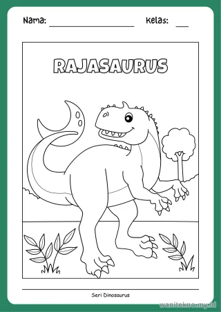 Lembar 2: RAJASAURUS