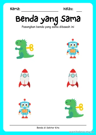Lembar 7: Benda yang Sama
