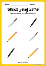 Lembar 8: Benda yang Sama