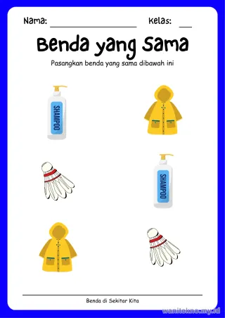 Lembar 10: Benda yang Sama
