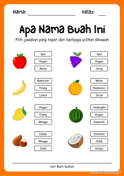 Lembar 1: Apa Nama Buah Ini