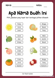 Lembar 2: Apa Nama Buah Ini