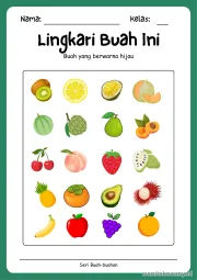 Lembar 4: Lingkari Buah Ini