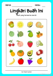 Lembar 5: Lingkari Buah Ini