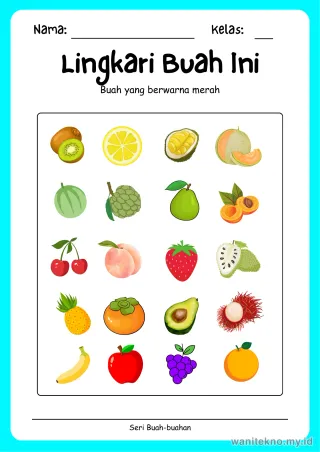Lembar 5: Lingkari Buah Ini