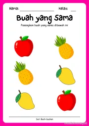 Lembar 10: Buah yang Sama