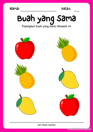 Lembar 10: Buah yang Sama