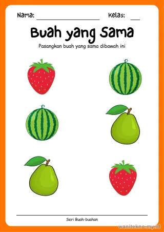 Lembar 11: Buah yang Sama