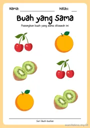 Lembar 13: Buah yang Sama