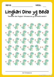 Lembar 7: Lingkari Dino yg Beda