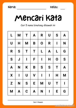 Lembar 11: Mencari Kata