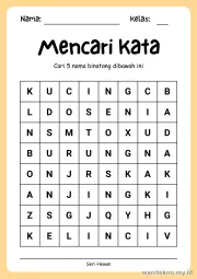 Lembar 13: Mencari Kata