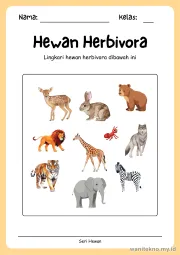 Lembar 1: Hewan Herbivora