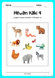 Lembar 3: Hewan Kaki 4