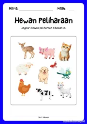 Lembar 6: Hewan Peliharaan