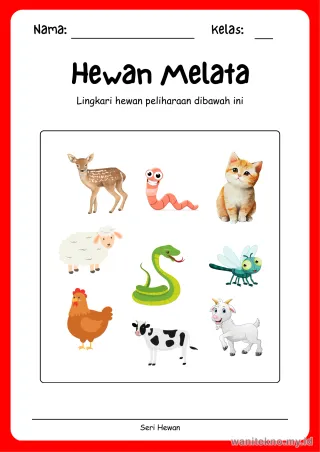 Lembar 7: Hewan Melata