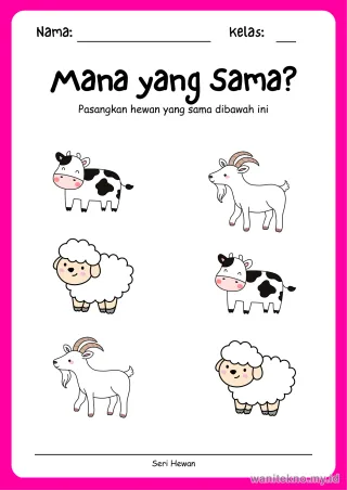 Lembar 8: Mana yang Sama?