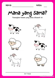 Lembar 8: Mana yang Sama?