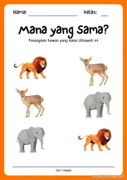 Lembar 9: Mana yang Sama?