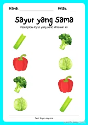 Lembar 3: Sayur yang Sama