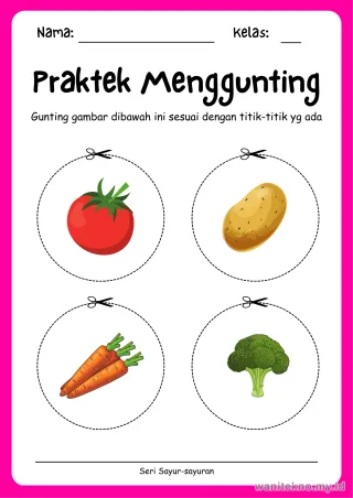 Lembar 8: Praktek Menggunting