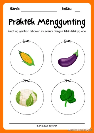 Lembar 9: Praktek Menggunting