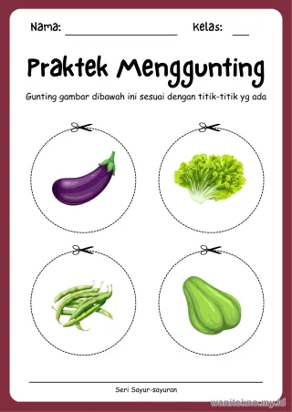 Lembar 10: Praktek Menggunting