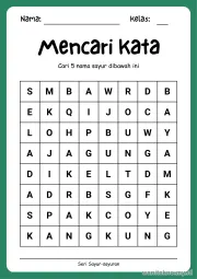 Lembar 12: Mencari Kata