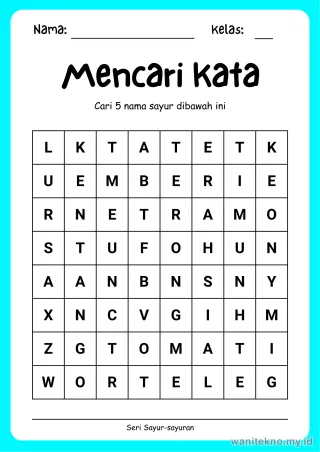 Lembar 13: Mencari Kata