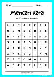 Lembar 13: Mencari Kata