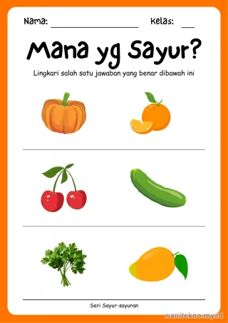 Lembar 2: Mana yg Sayur?