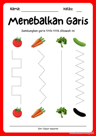 Lembar 10: Menebalkan Garis