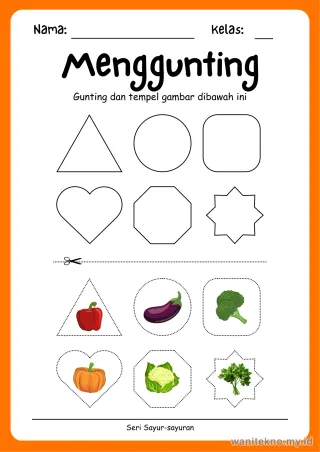 Lembar 12: Menggunting