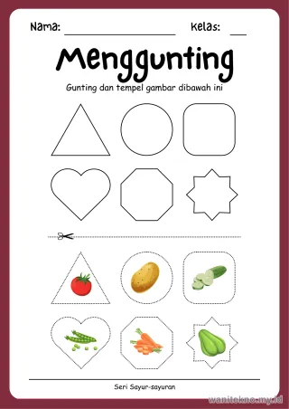 Lembar 13: Menggunting