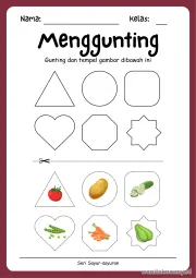 Lembar 13: Menggunting