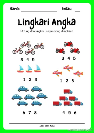 Lembar 4: Lingkari Angka