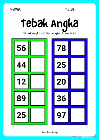Lembar 2: Tebak Angka